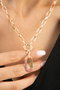 Heliophilia Silver Collar de Metal CK9313 Dorado